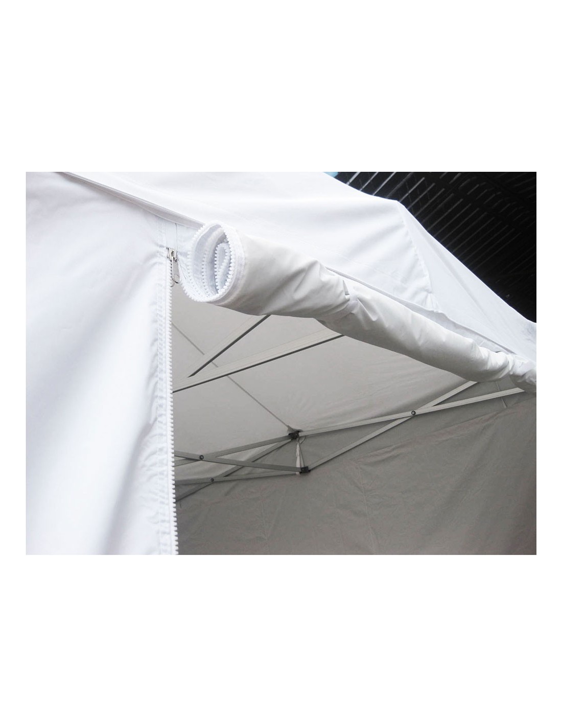 Barnum alu pro 45 m2 4mx4m blanc pack 4 cotes 380grm