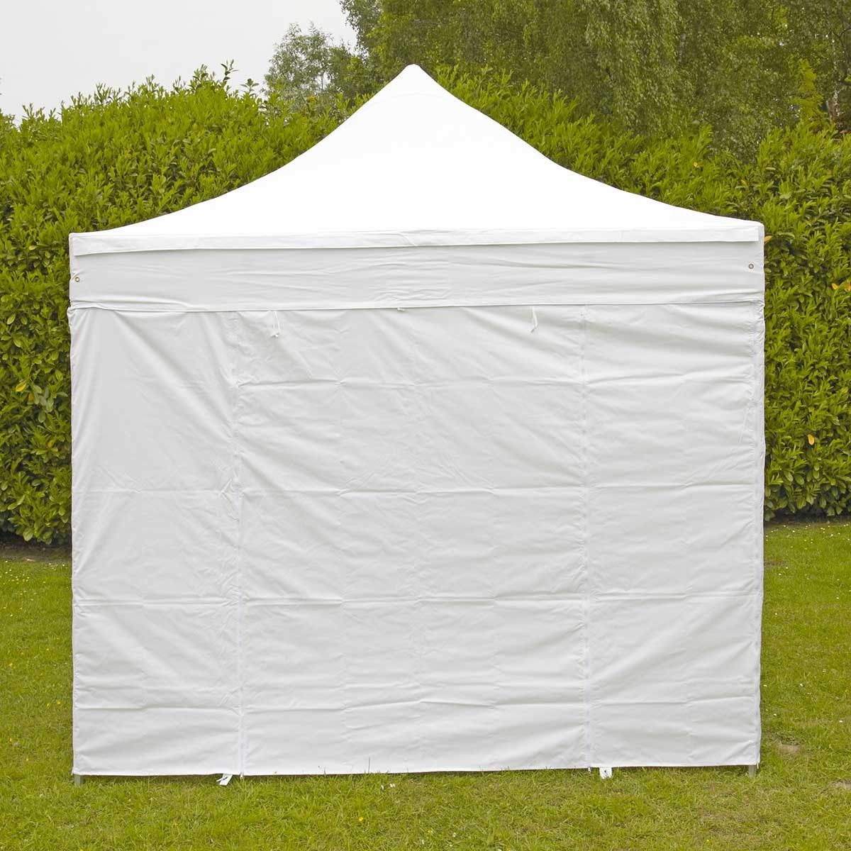 Mur porte zippable tente pliante pro 40mm 4m blanc 6137313