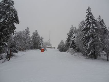 Piste ski au dessus appart