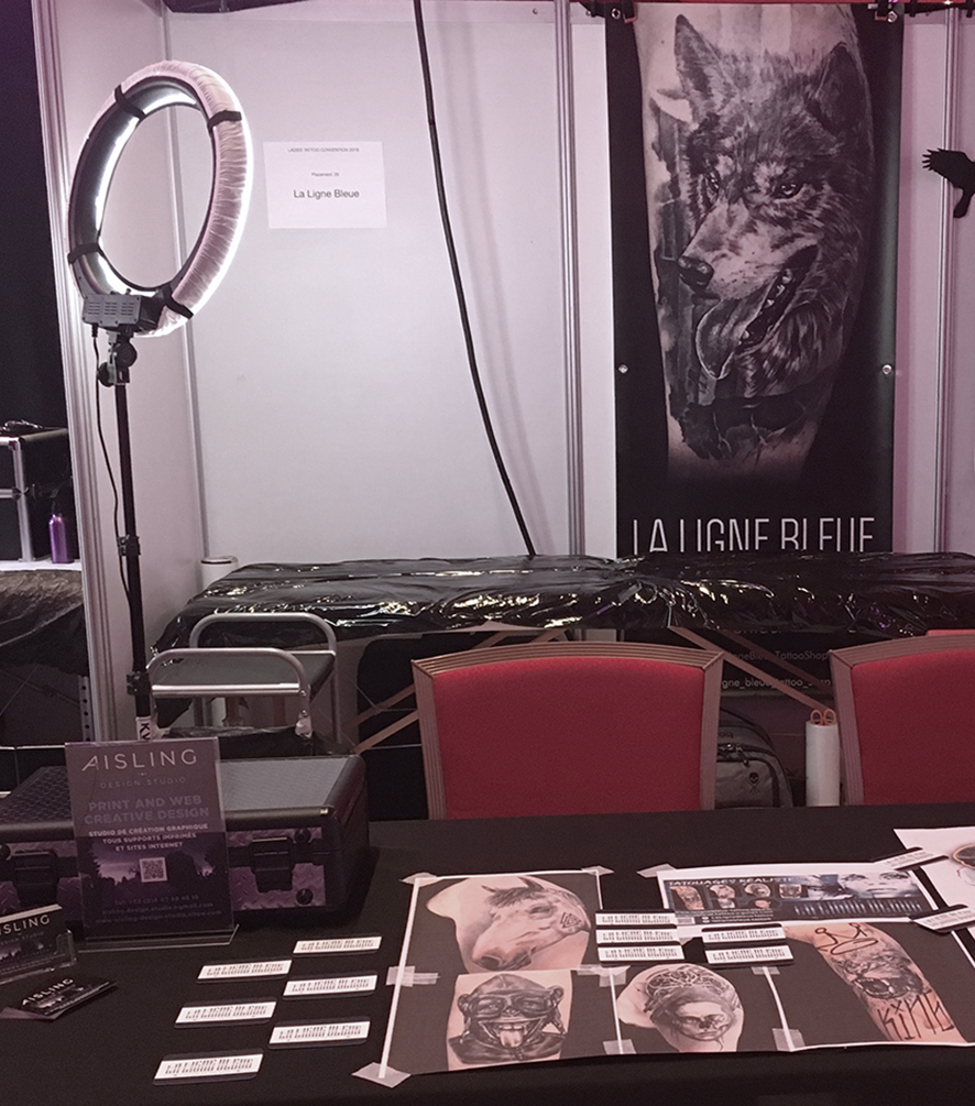 Deauville Tattoo festival 2019. Thomas Jarli Carlier et Gaëlle Dulong