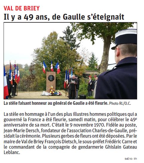 De Gaulle Briey