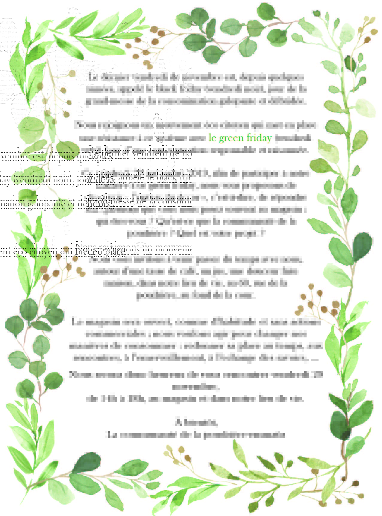 Green Friday