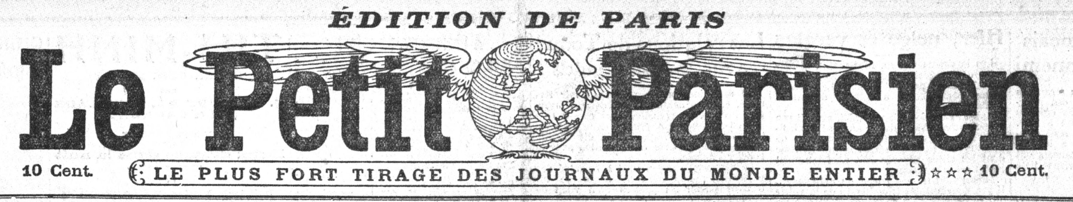 Michka le petit parisien 8 fevrier 1919 titre