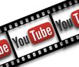 logo youtube sur bande de film