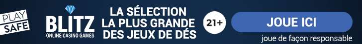 Online blitz casino belgique tenter la chance