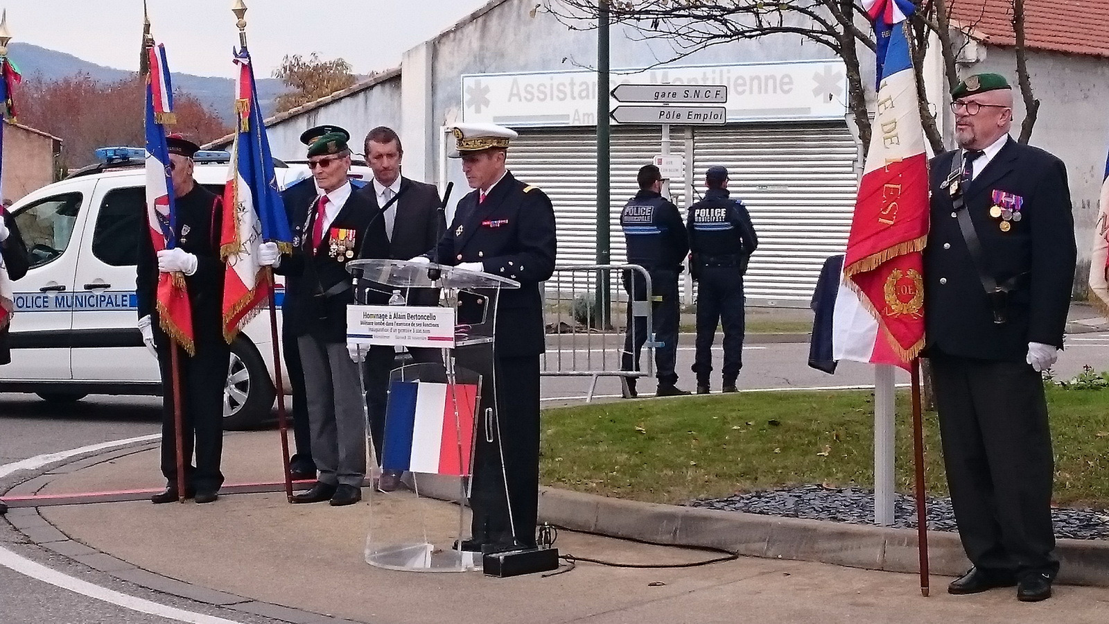 Dénomination du rond-point Alain BERTONCELLO