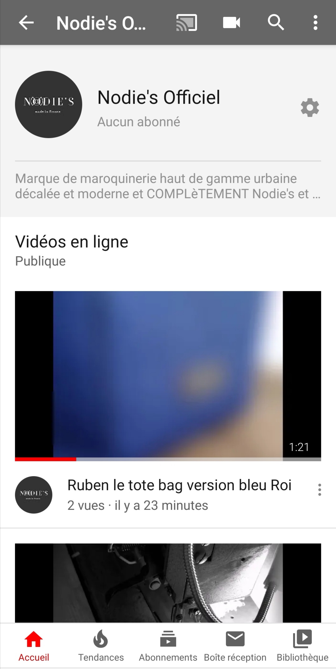 Naissance de la chaine nodie's sur Youtube