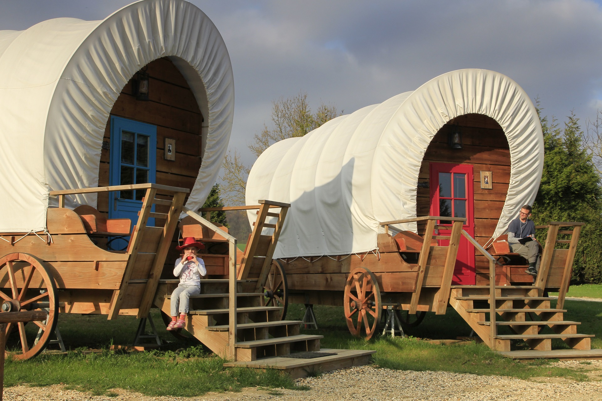 Chariot pionnier les etangs du moulin a suzy 1 