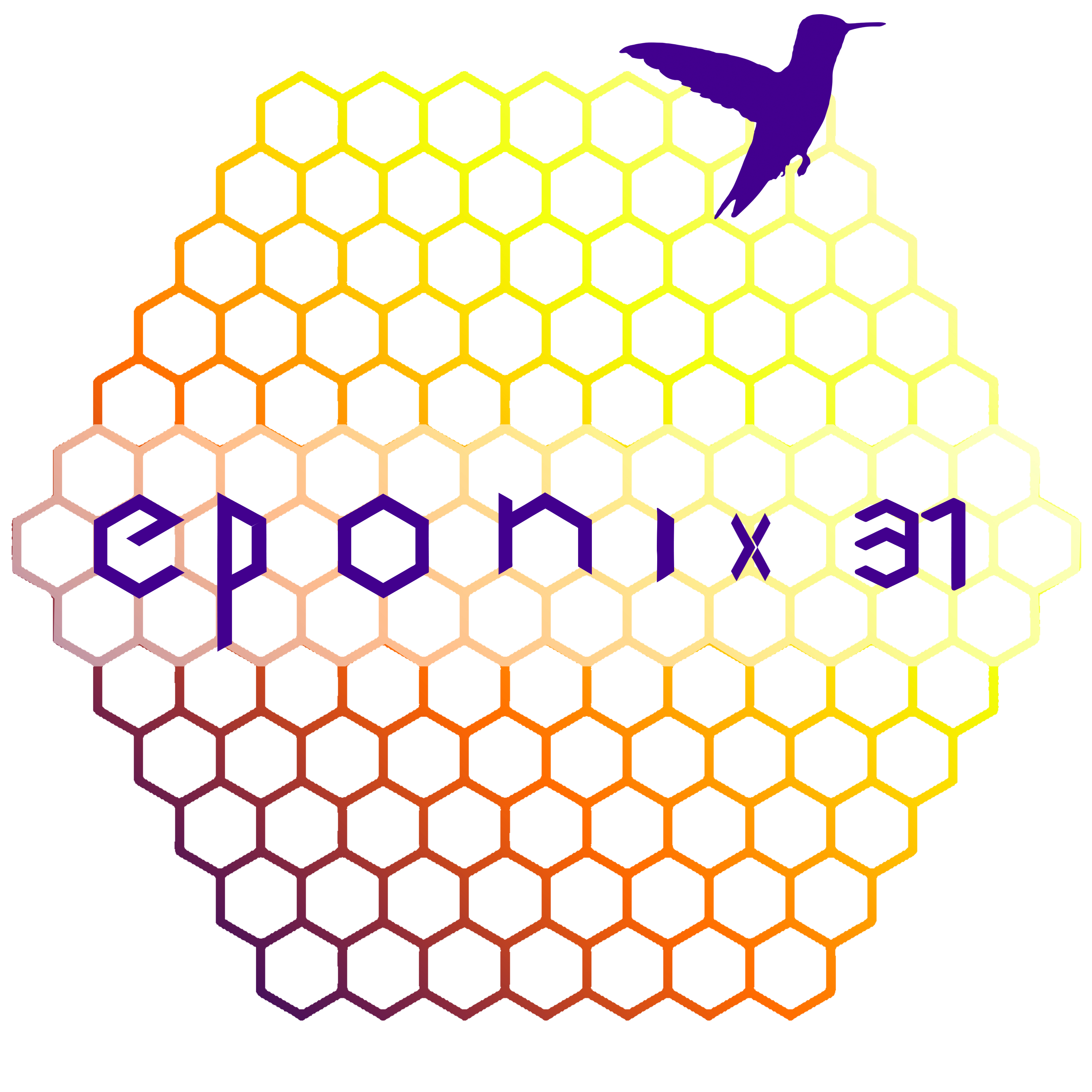 Logo dessin degrade entier