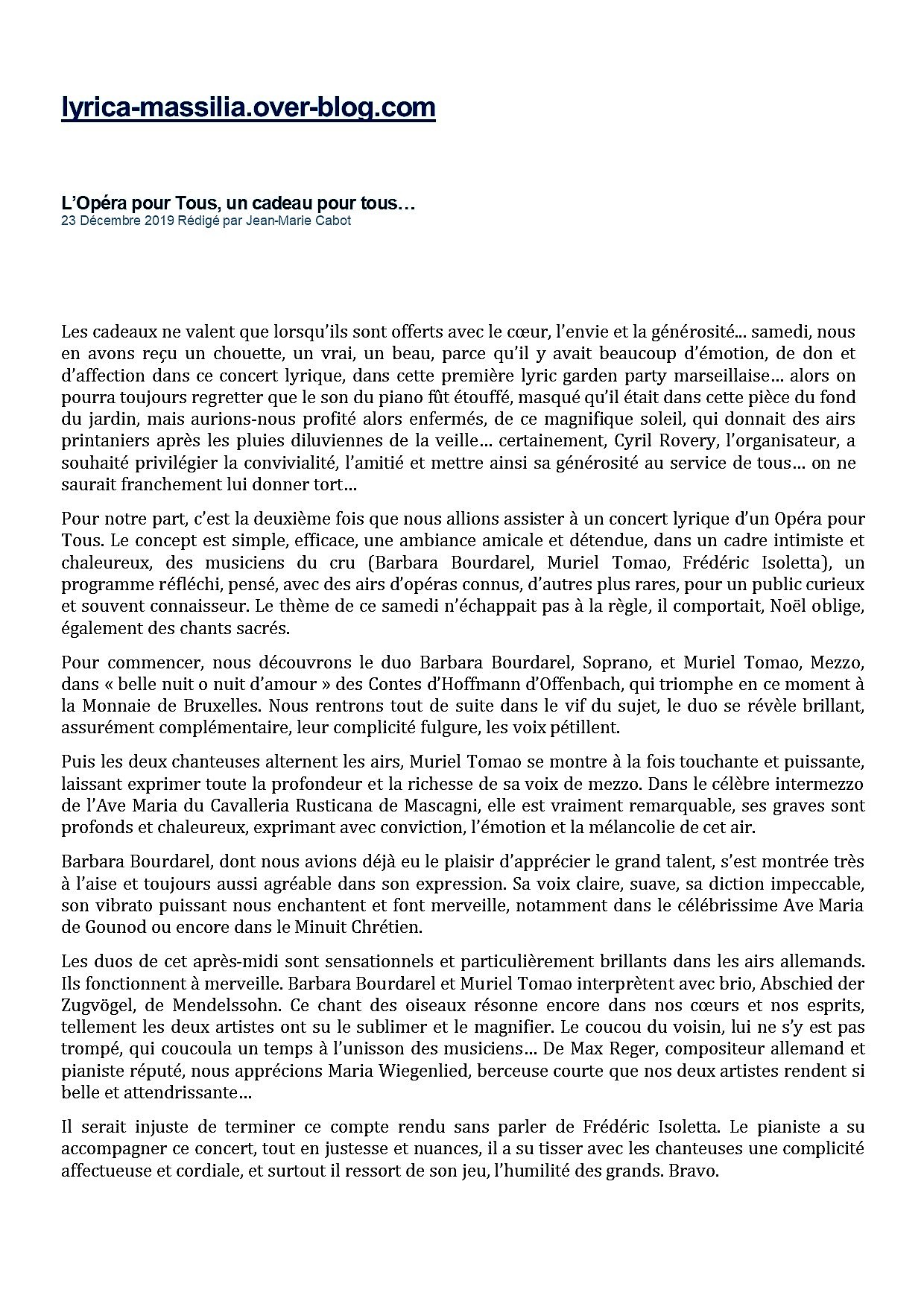 Lyrica Massilia - 2019 09