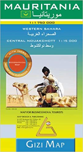Sahara Mauritanie 2cv dunes gps de sert Cyril et Sylvie Carte 1