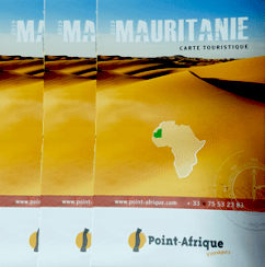 Sahara Mauritanie 2cv dunes gps de sert Cyril et Sylvie carte touristique