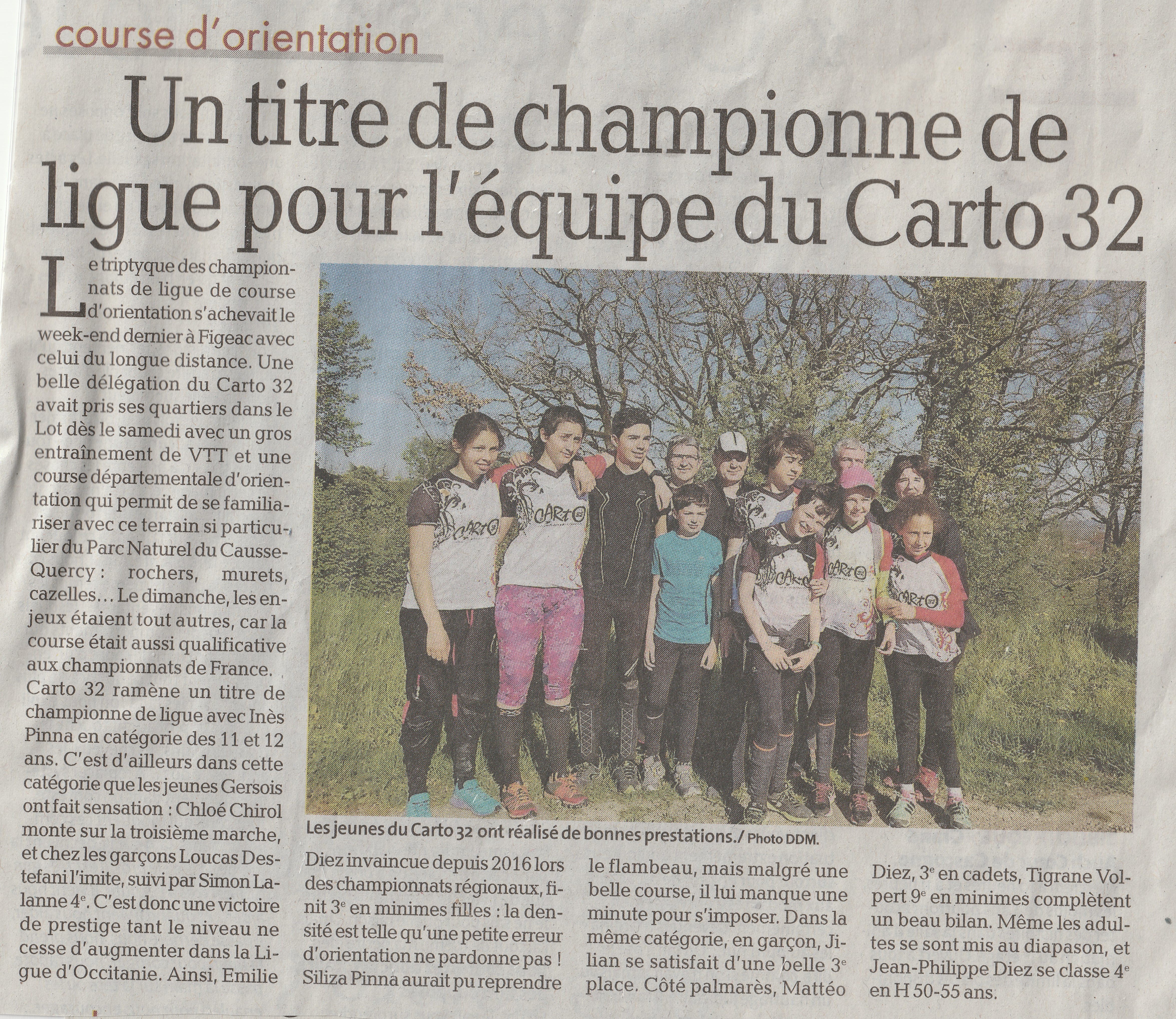 Championnat longue distance dans le Lot