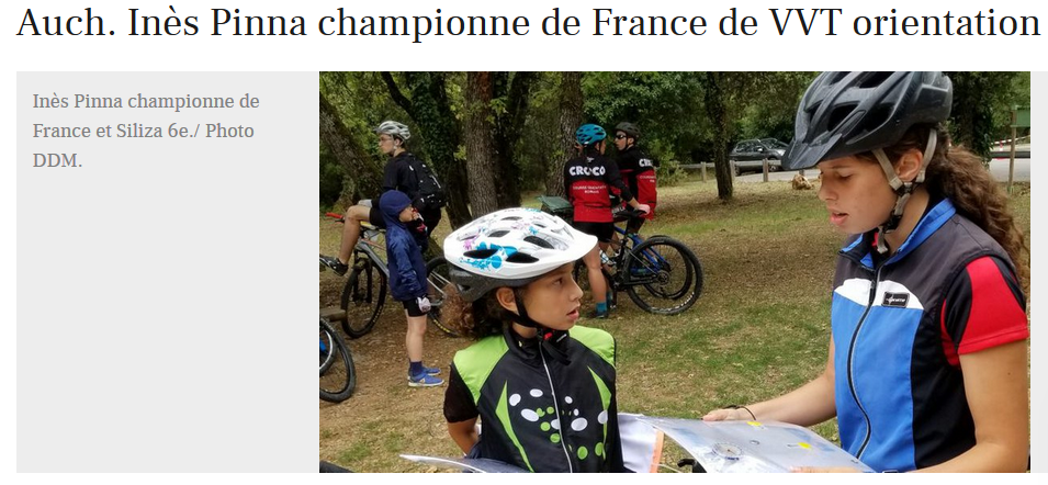 En catégorie D12ans lors championnat de France Mass-start dans le Var le 21 septembre 2019, une date qui marquera l'histoire du club