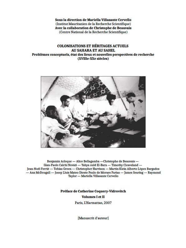 Introduction Colonisations et heritages 1