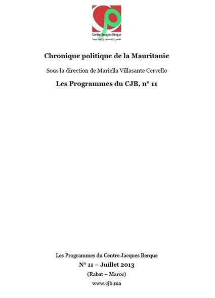 Chronique politique de Mauritanie Juille
