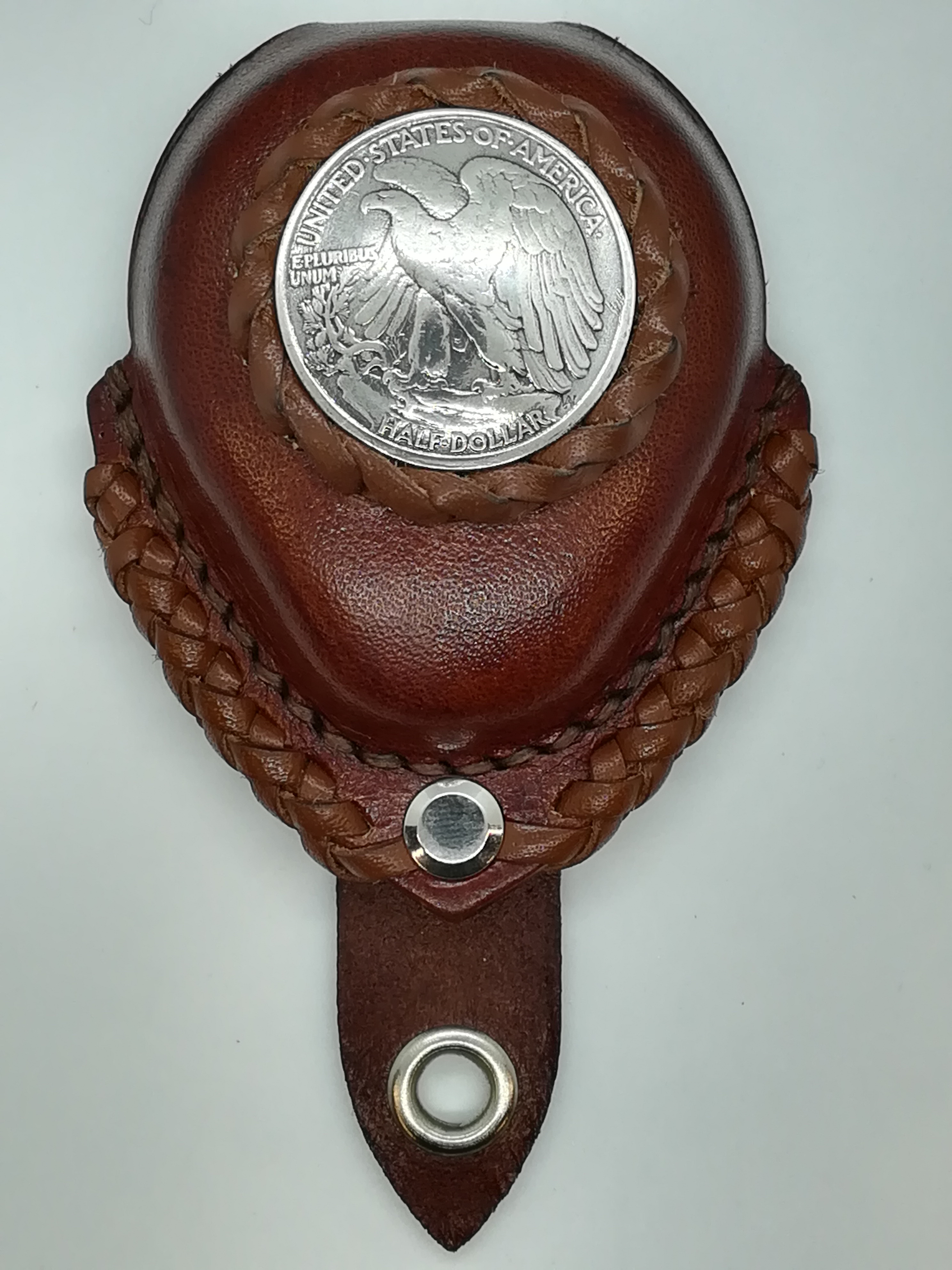 Concho half dollard marron tresse
