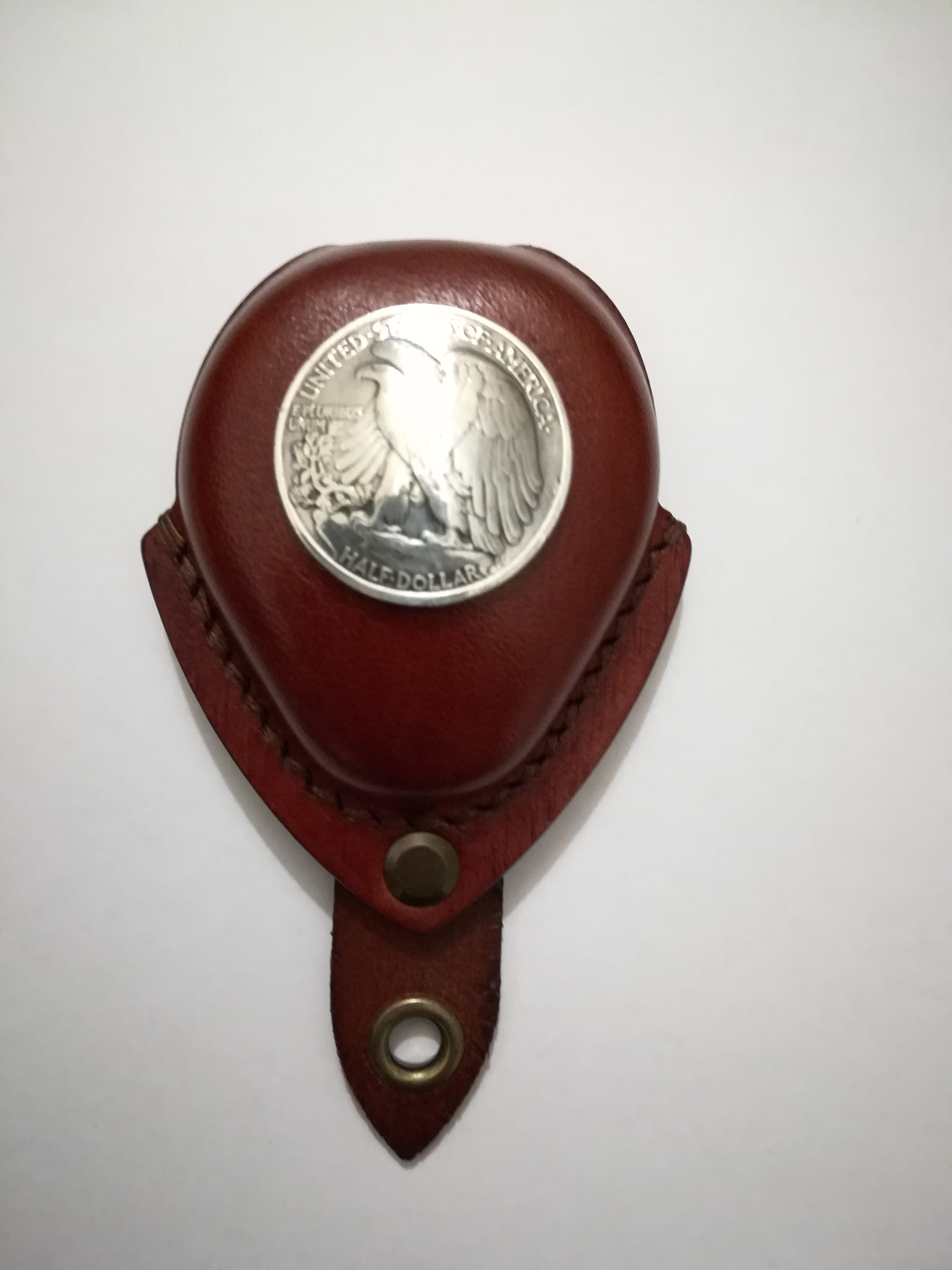 Concho half dollard marron