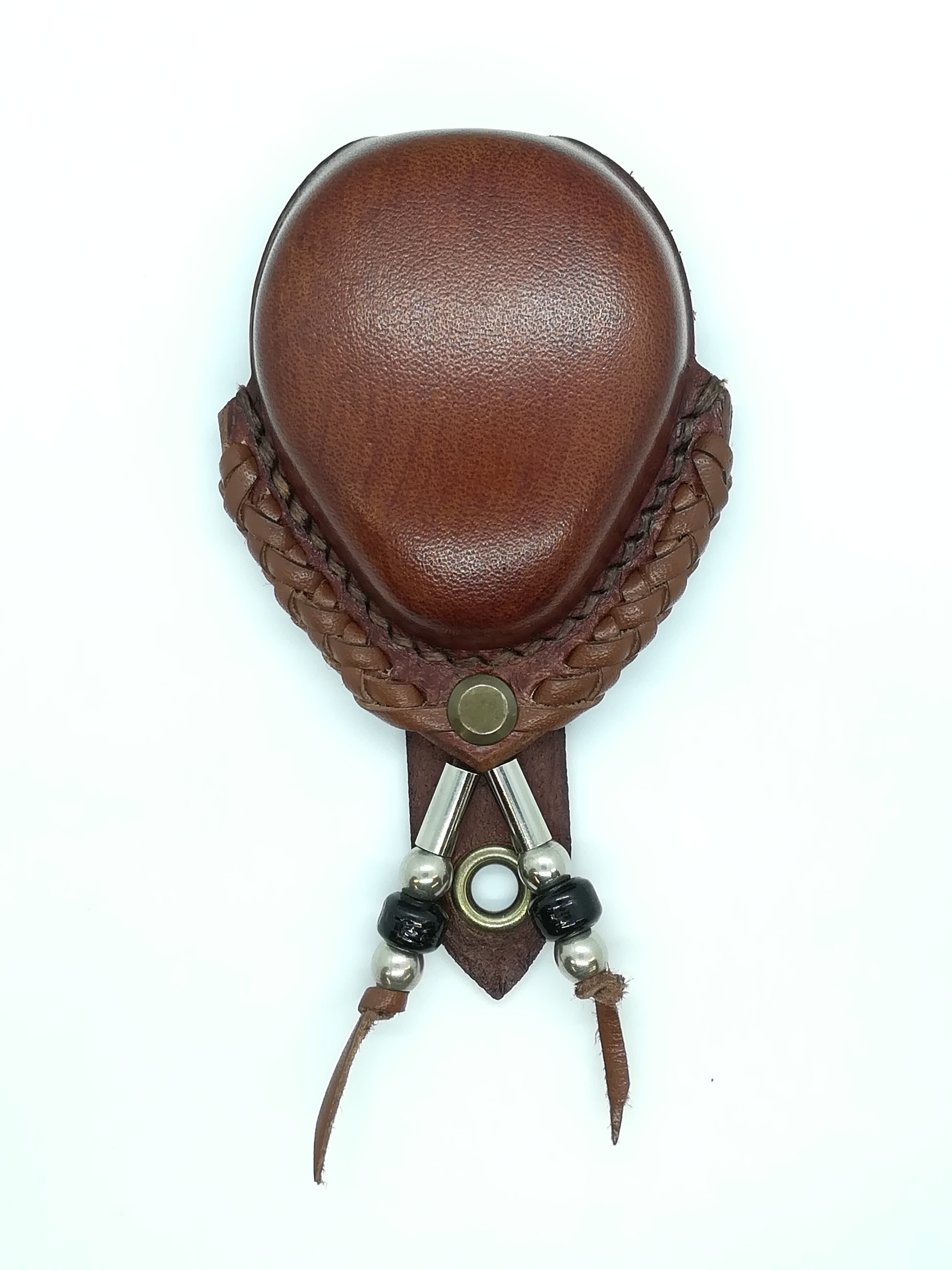 Tresse perle maron