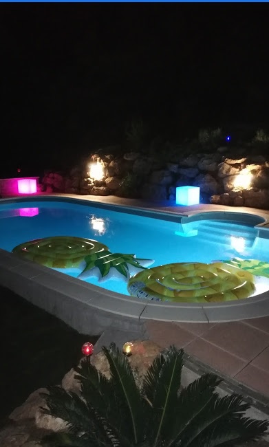 Piscine nuit