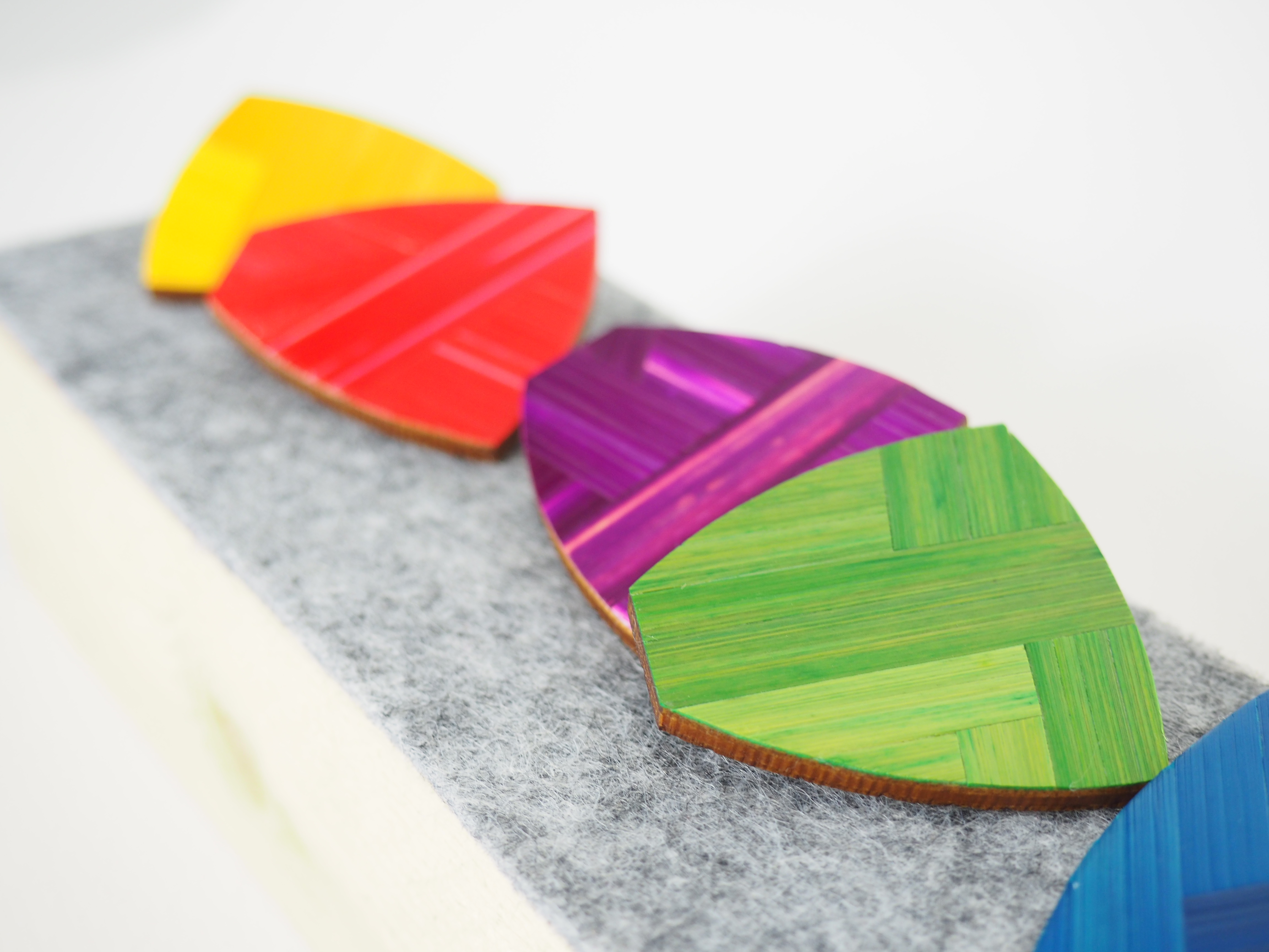 Broche marqueterie de paille 4 
