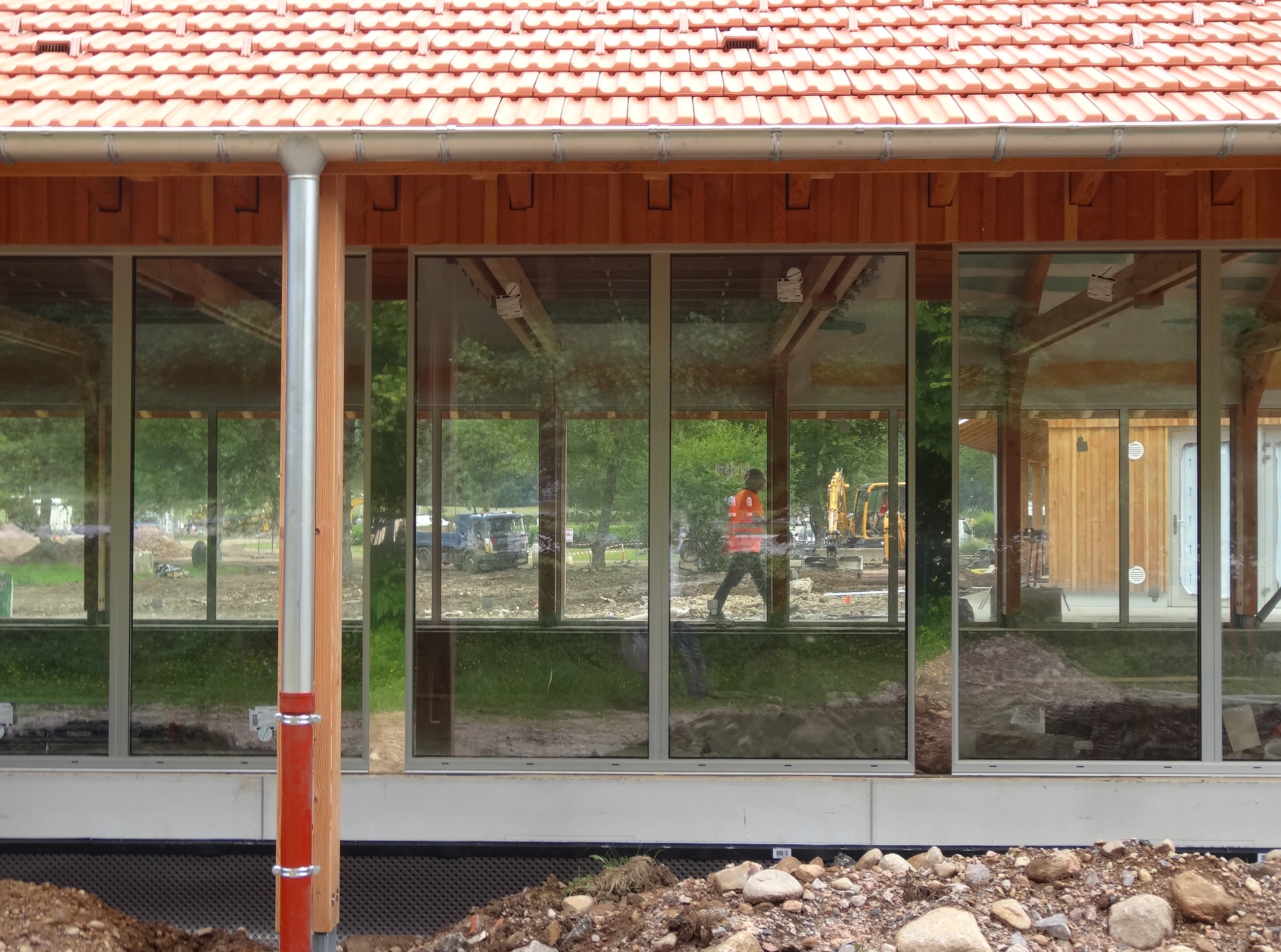 XL ba t B Fac ade piscine chantier