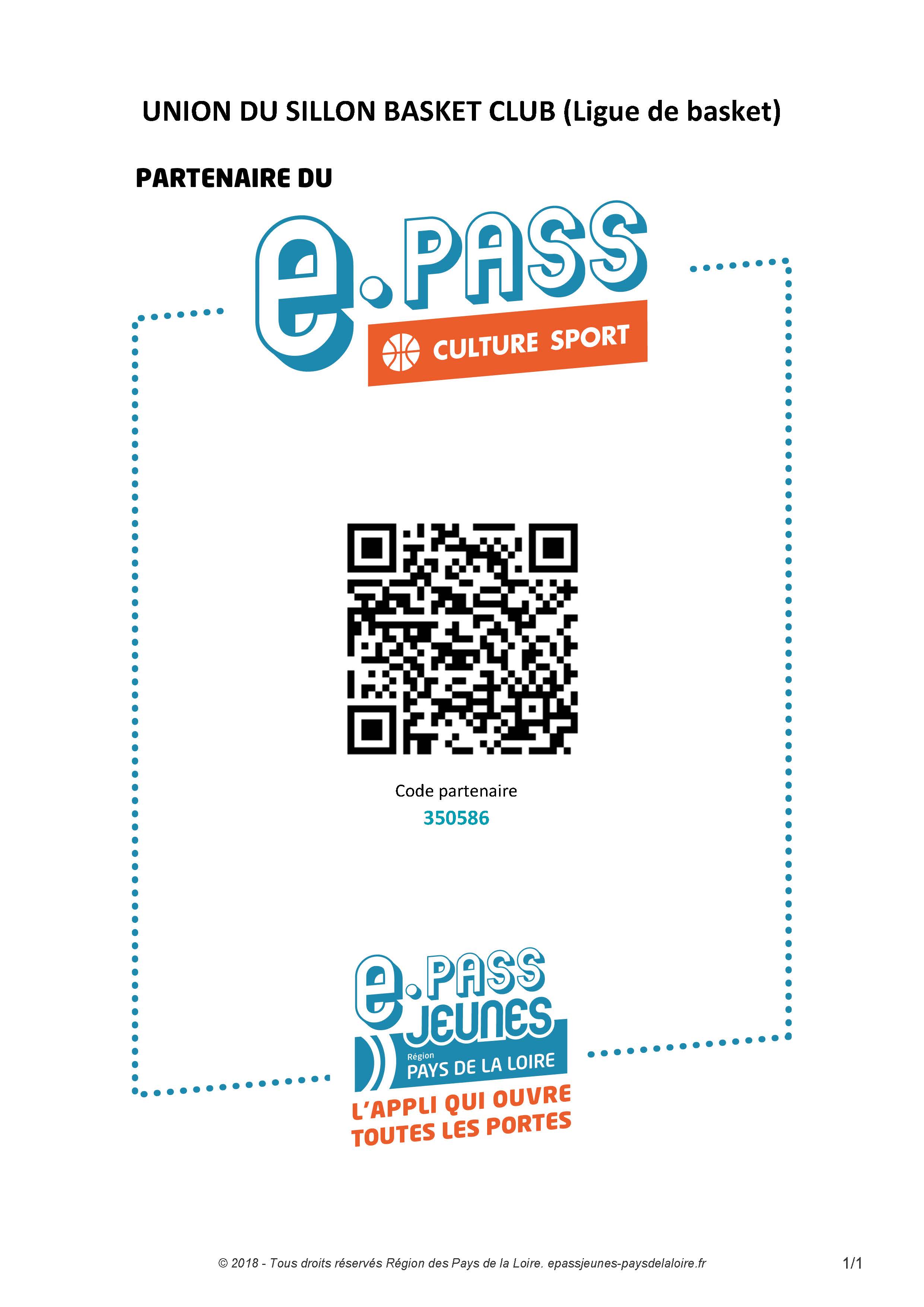 Qrcode union du sillon basket club ligue de basket 