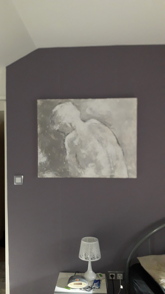Sangare peinture chambre adultes mur gris