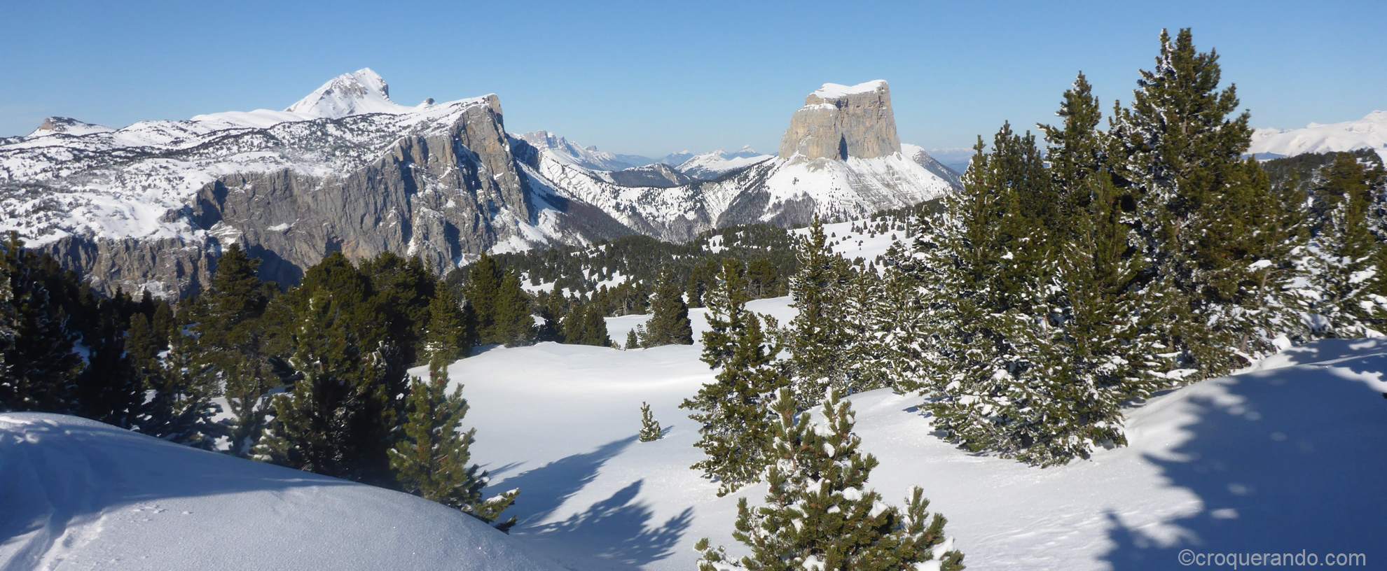 Hauts plateaux vercors neige 3