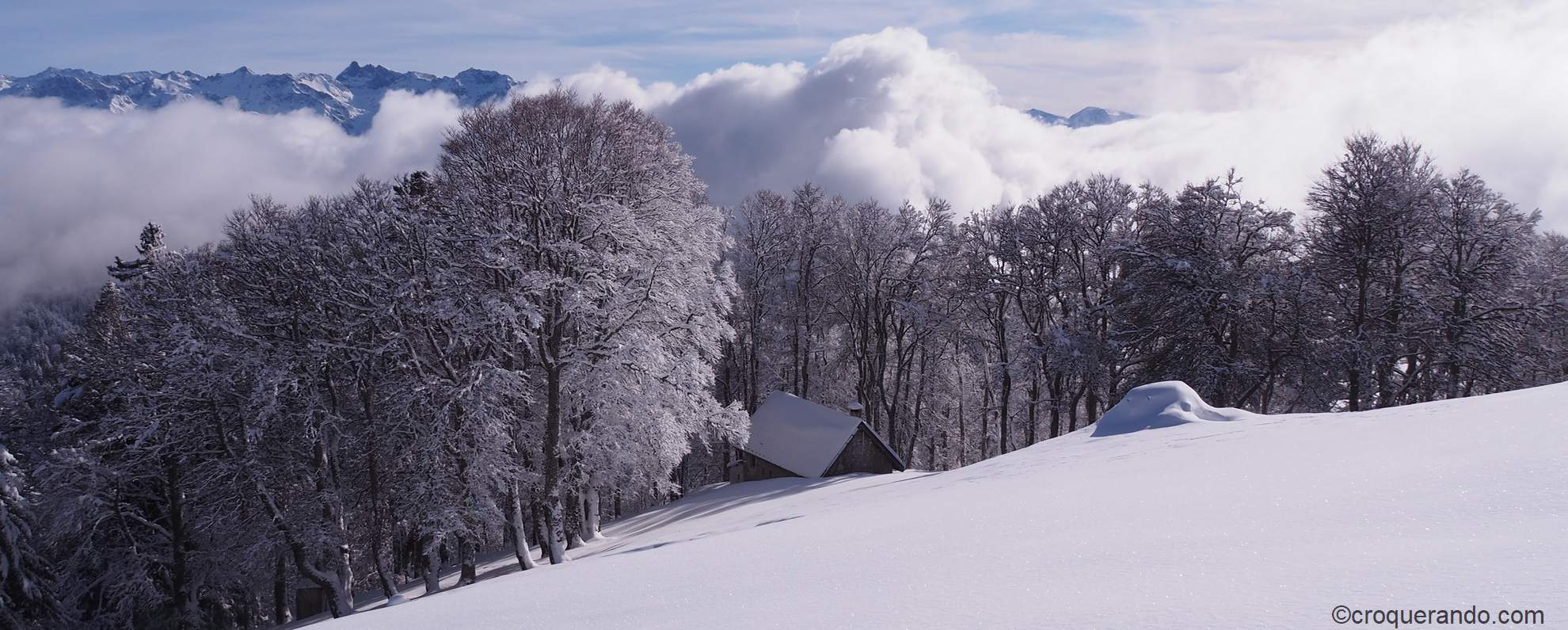 Habert de chamechaude chartreuse neige