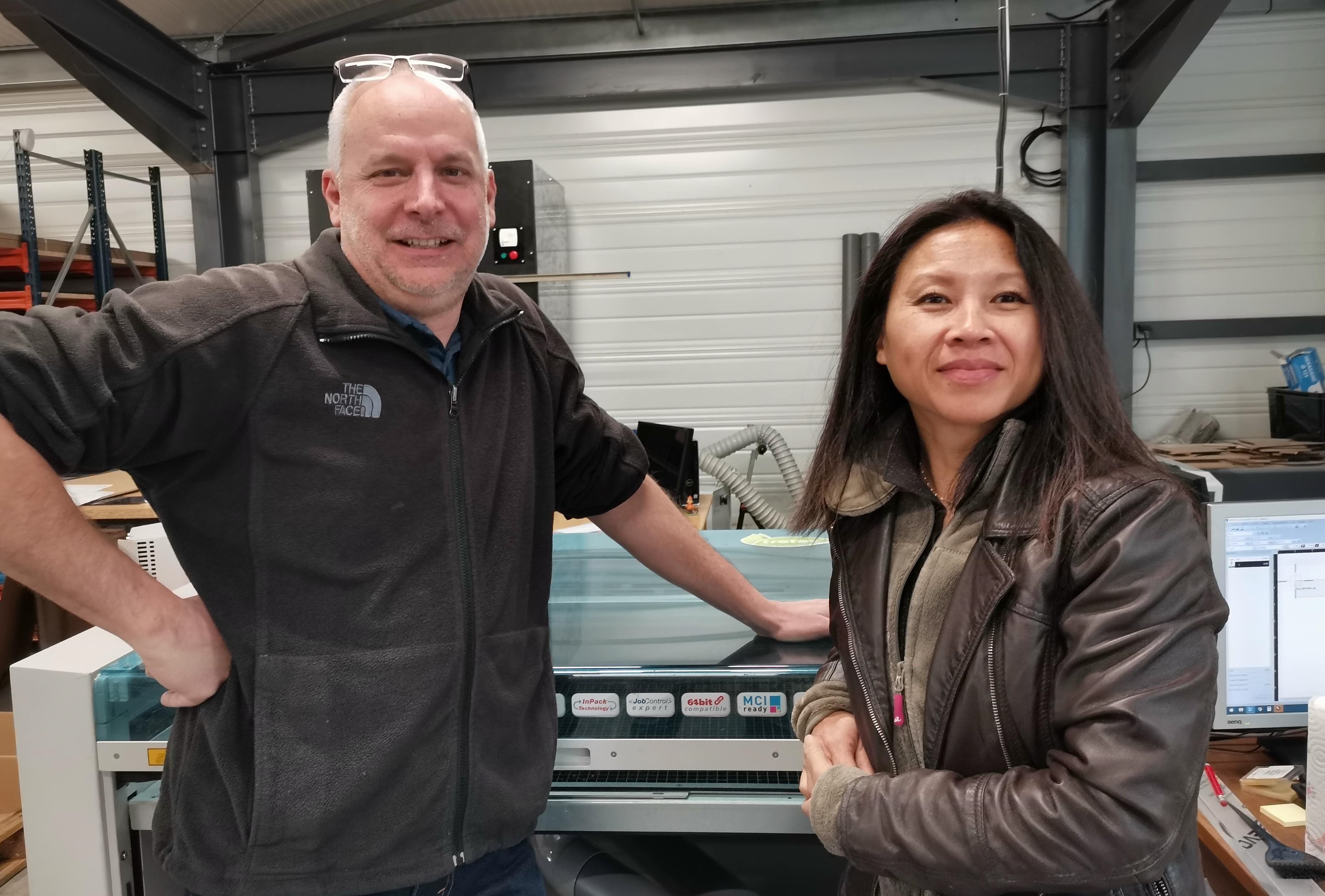 Olivier et Corinne de Chiropo pour les gravures