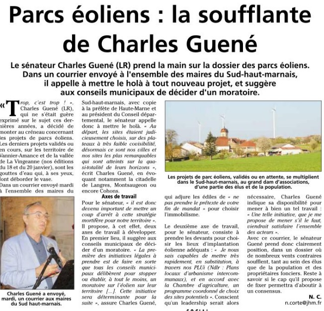 Guene eoliennes haute marne