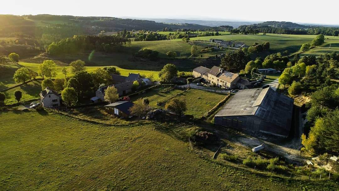 Les chambres du saladou vue du ciel