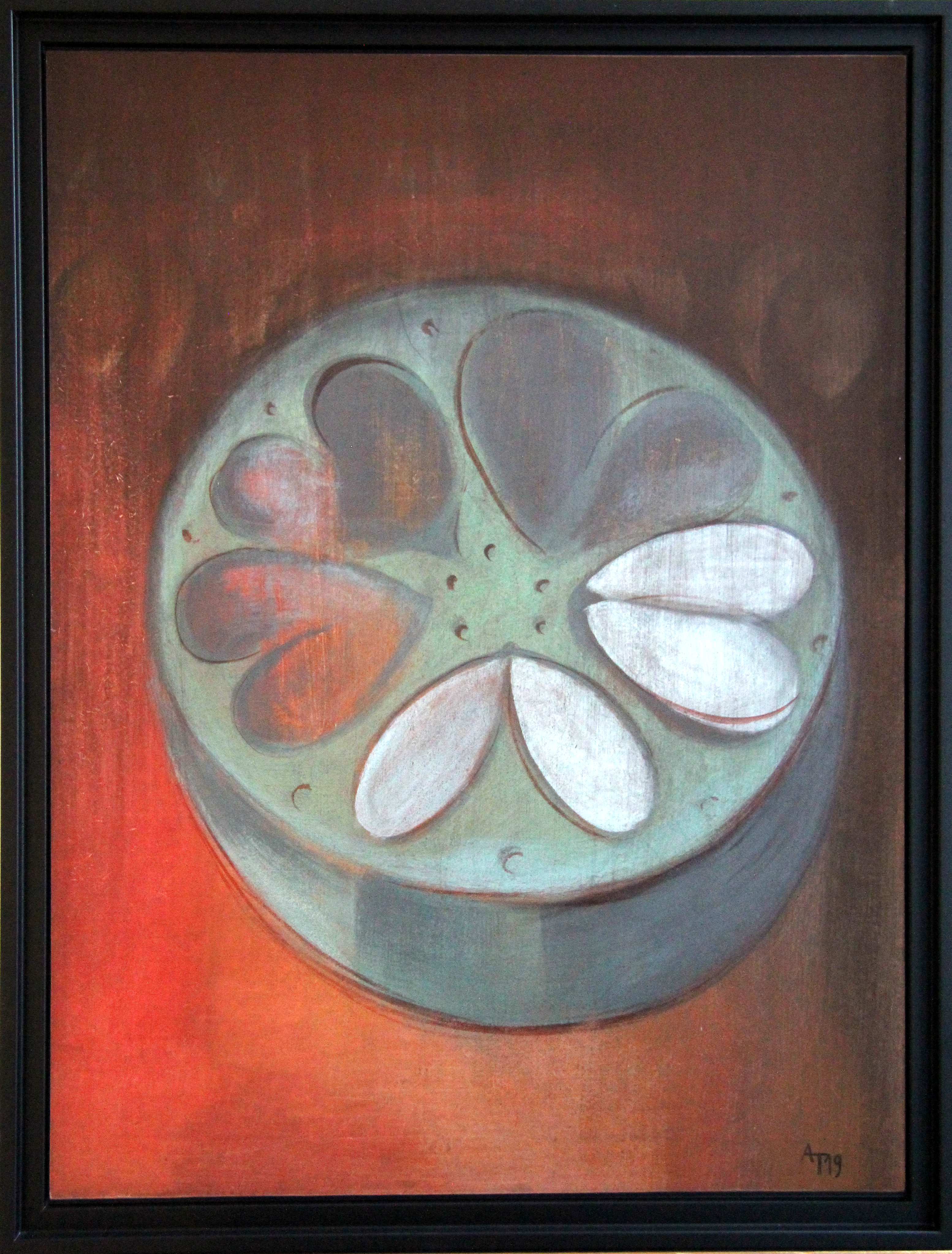 Linum Usitatissinum, 2019, Pigments, poudre de graphite, encre et acrylique sur médium
