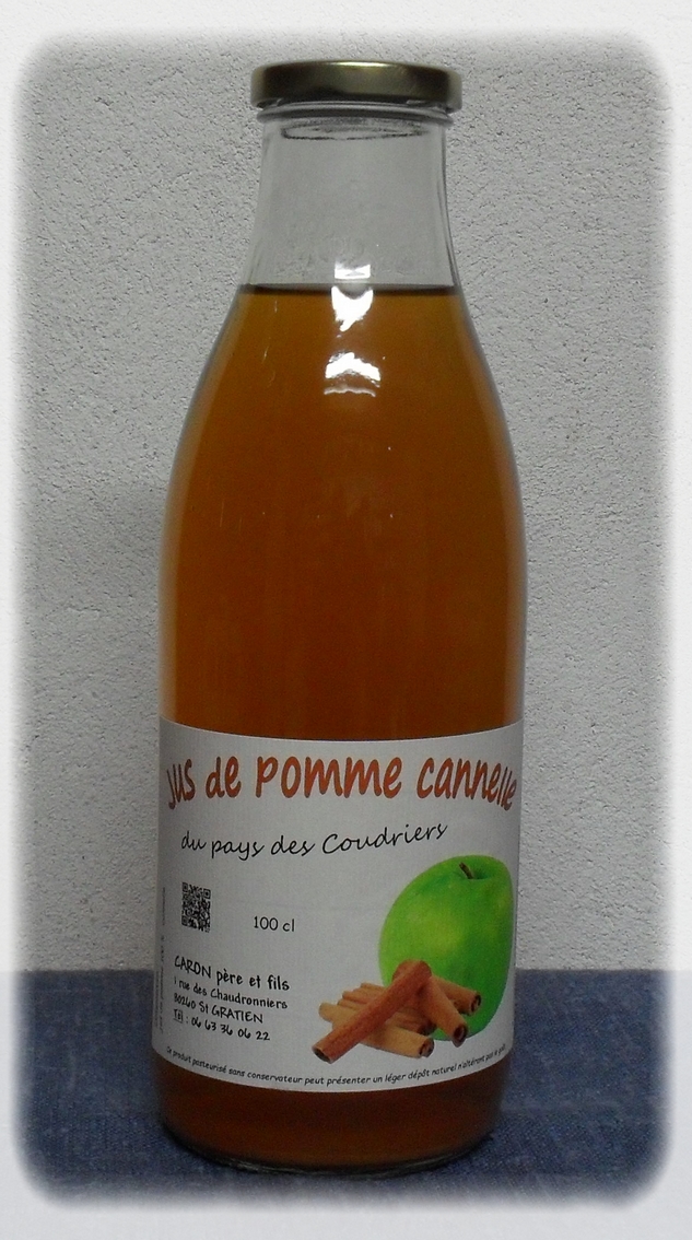 Jus de pomme cannelle