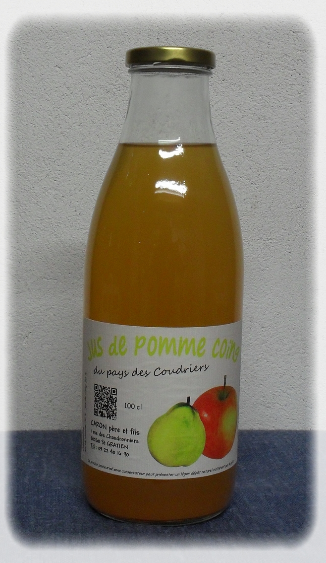 Jus de pomme coing