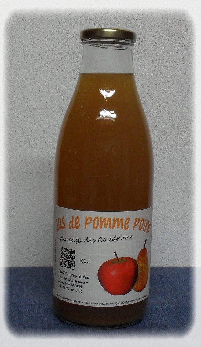 Jus de pomme poire