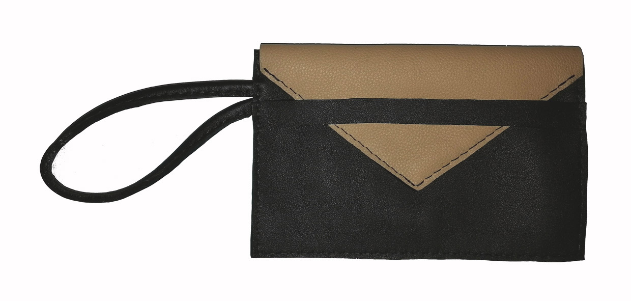 Enveloppe modèle Beige/ Noir
