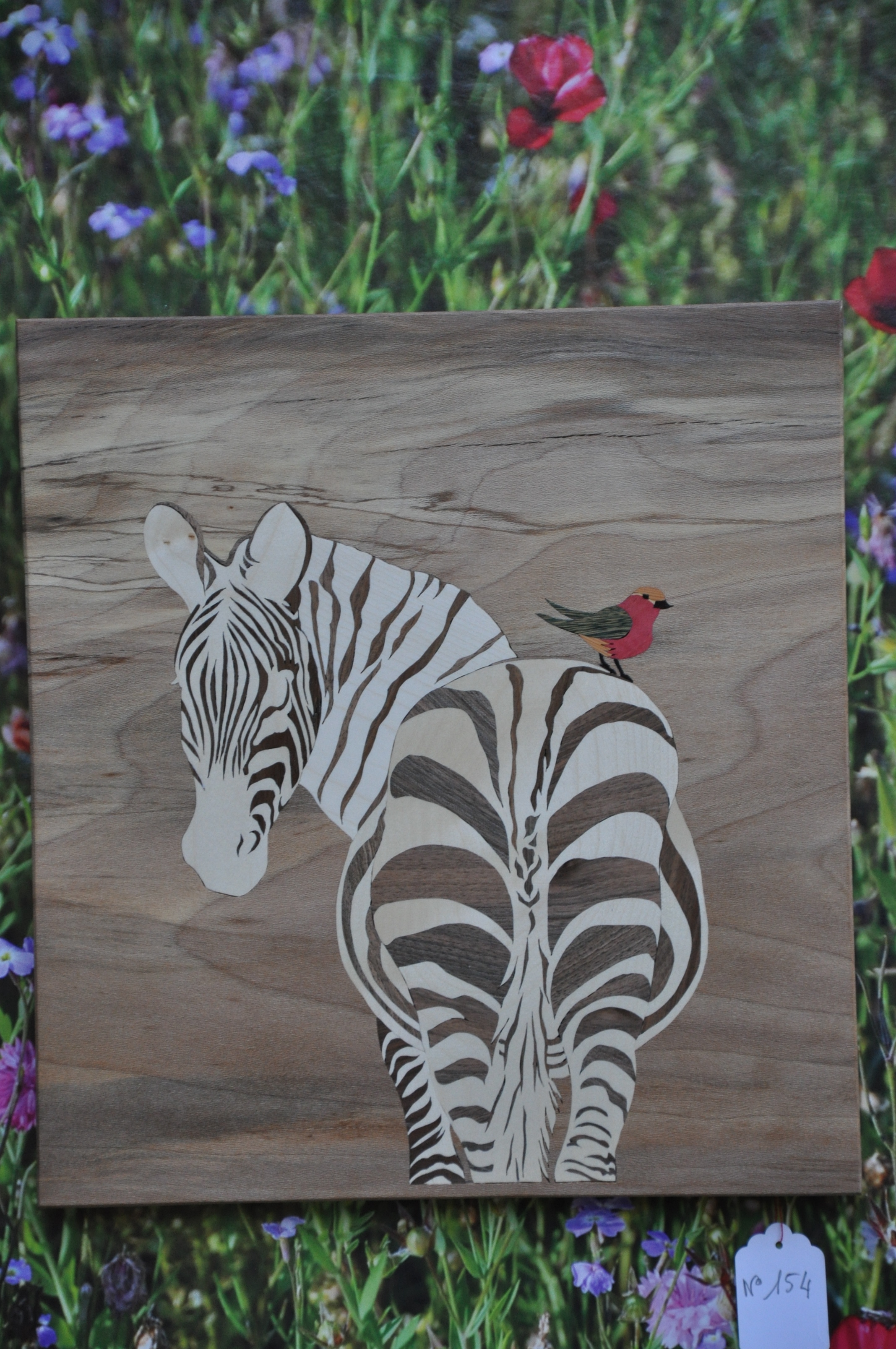 154 le zebre 40x40