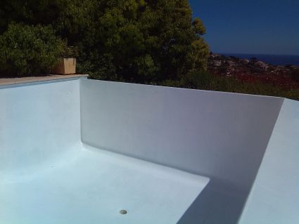 Pool staging reve tement polyester