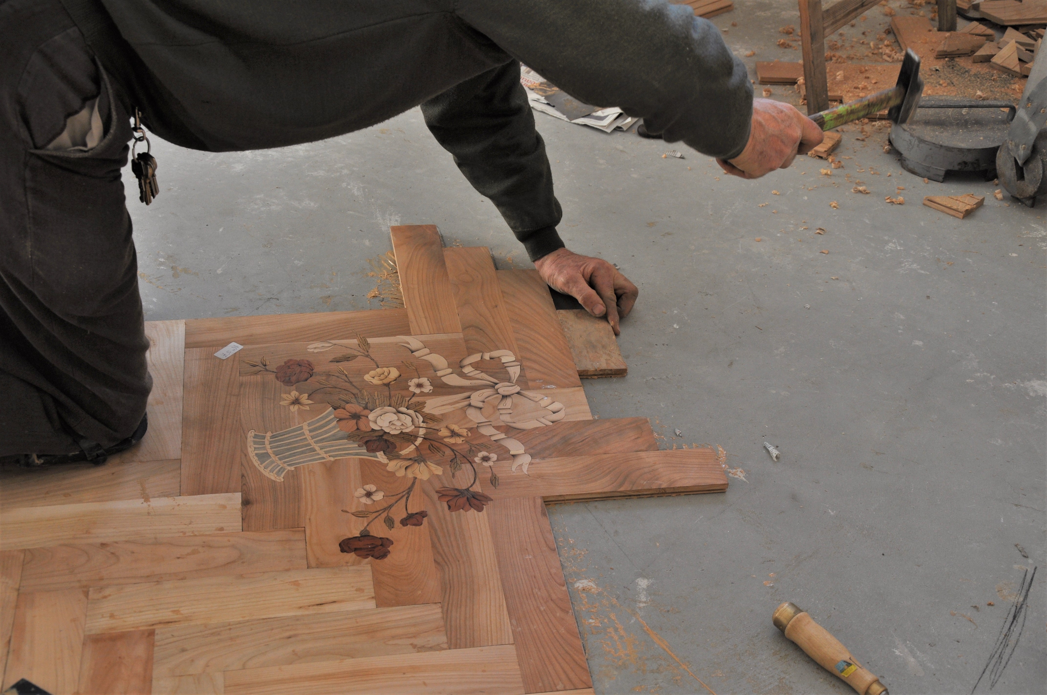 Pose du parquet