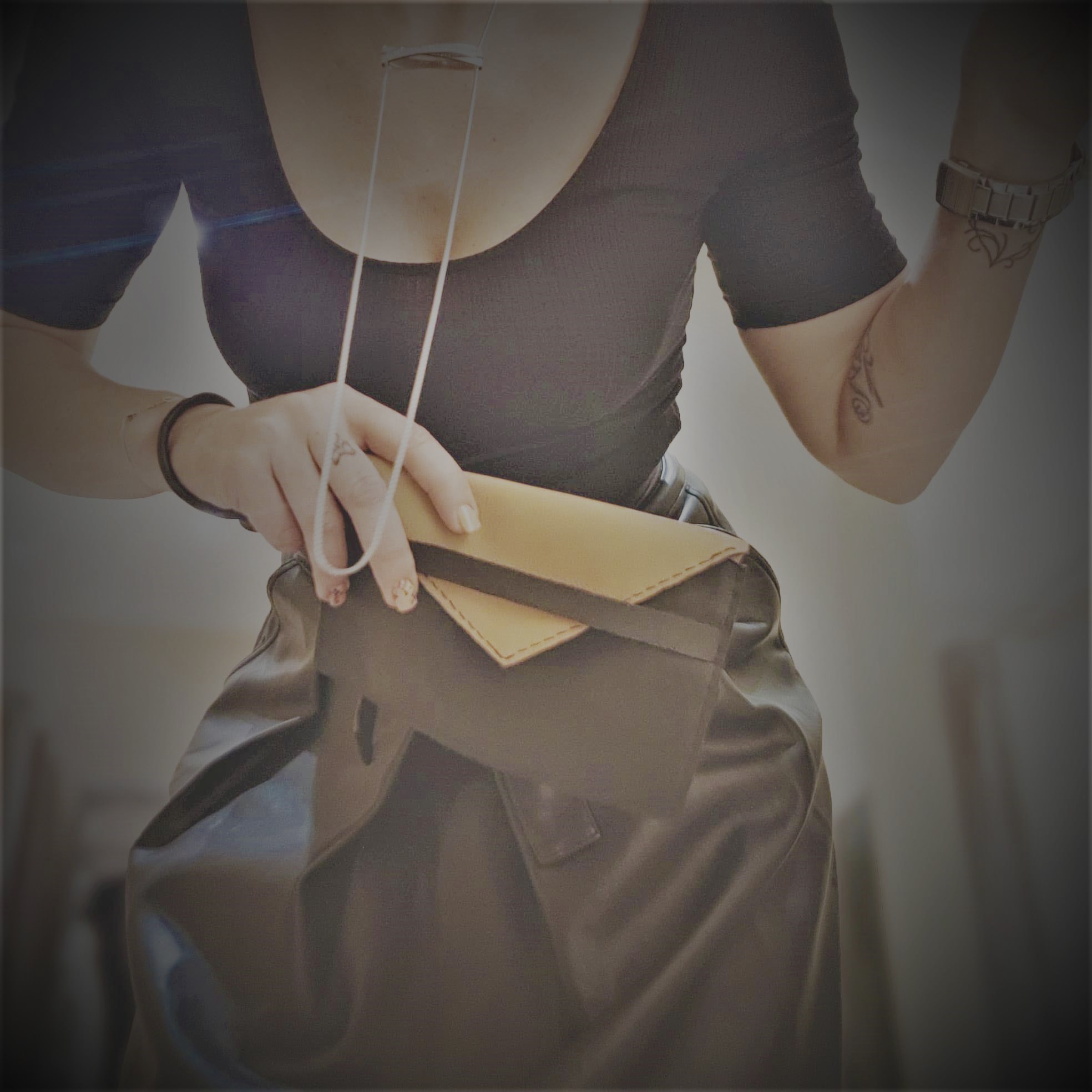 Créations sur mesure : pochette . Modèle Enveloppe.