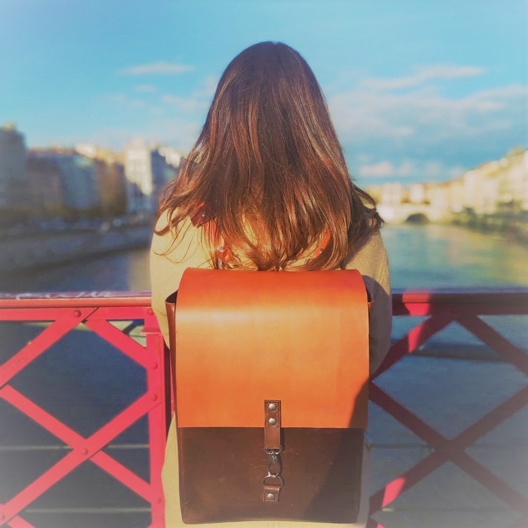 Créations sur mesure : sac à dos . Modèle Nalu.