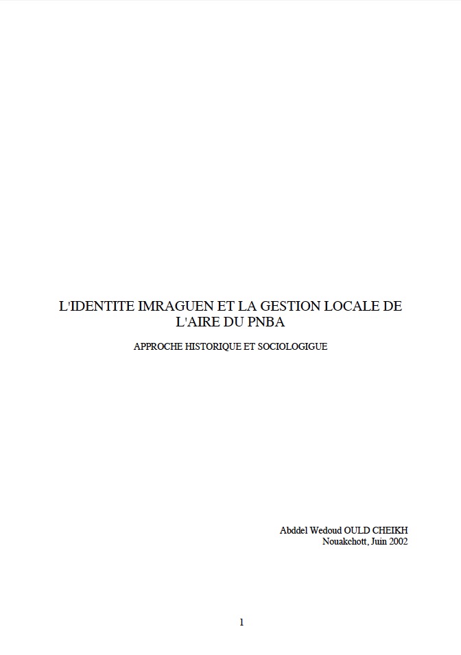 L indentite Imraguen