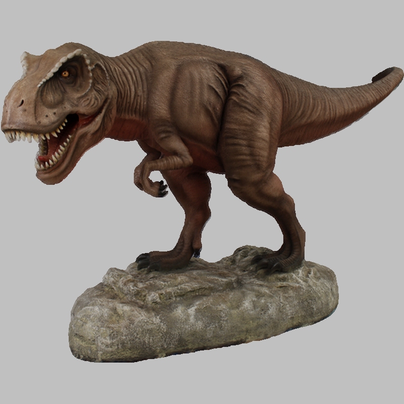    Tyrannosaure sur rocher L 320 x l 110 x h 180 cm