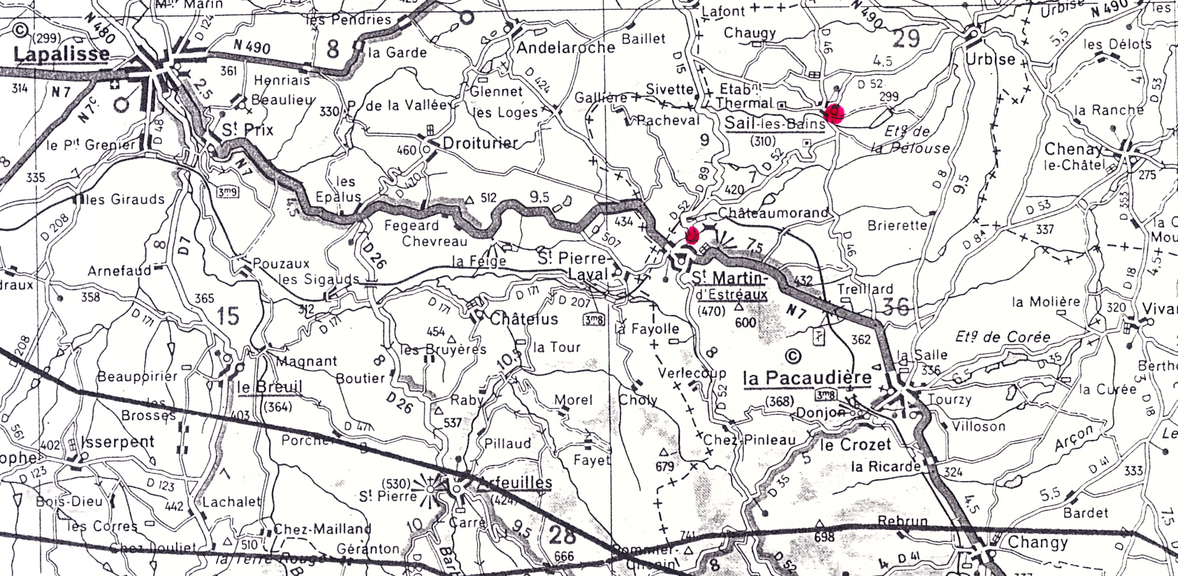 Carte Bell et Colin