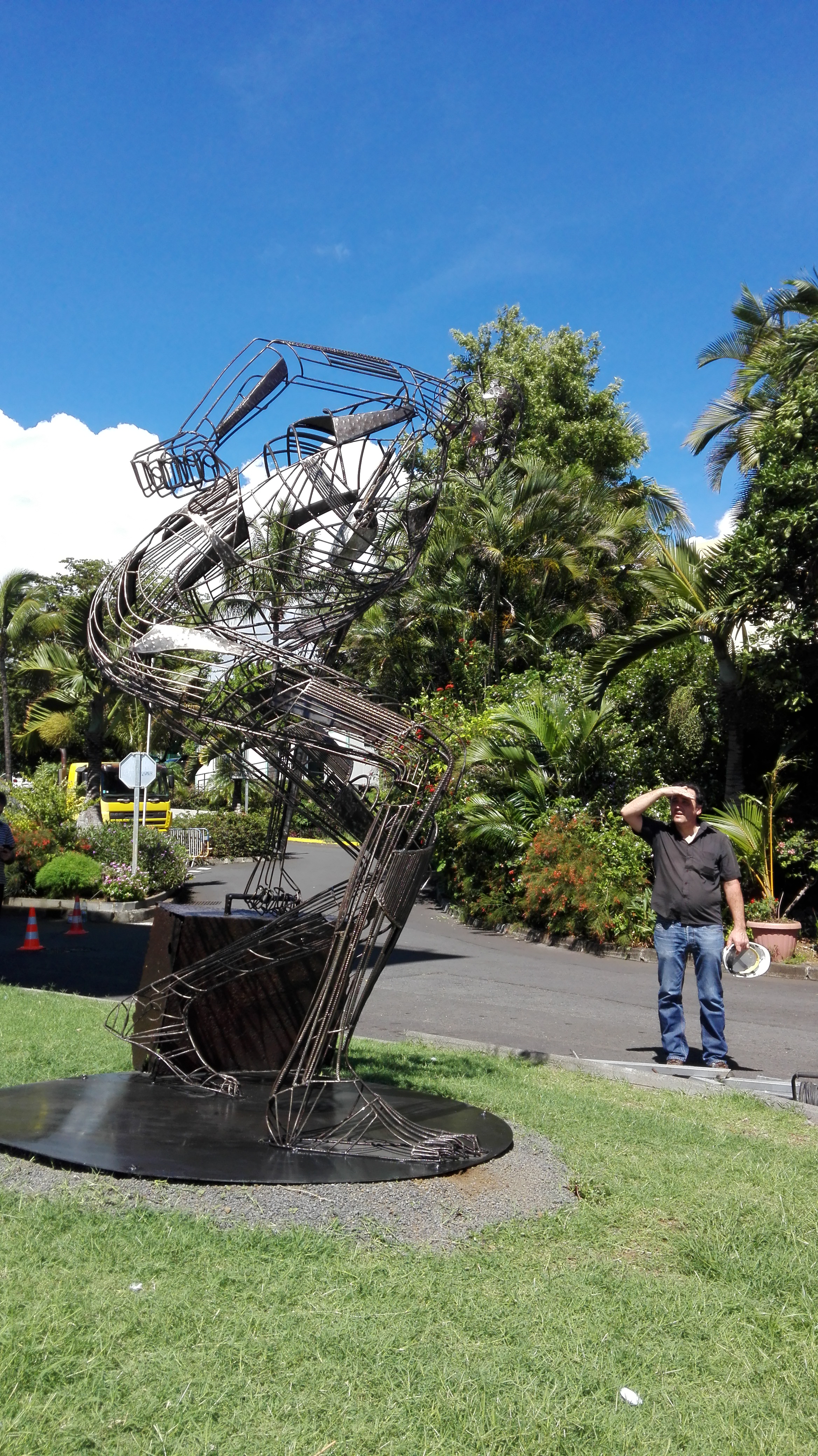 En Marche, 2016
Hôtel de la Région Réunion
Métal
