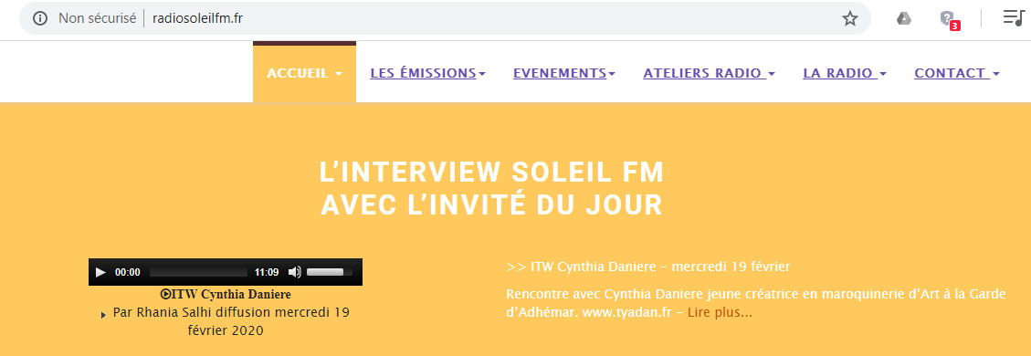 Podcast de l'atelier