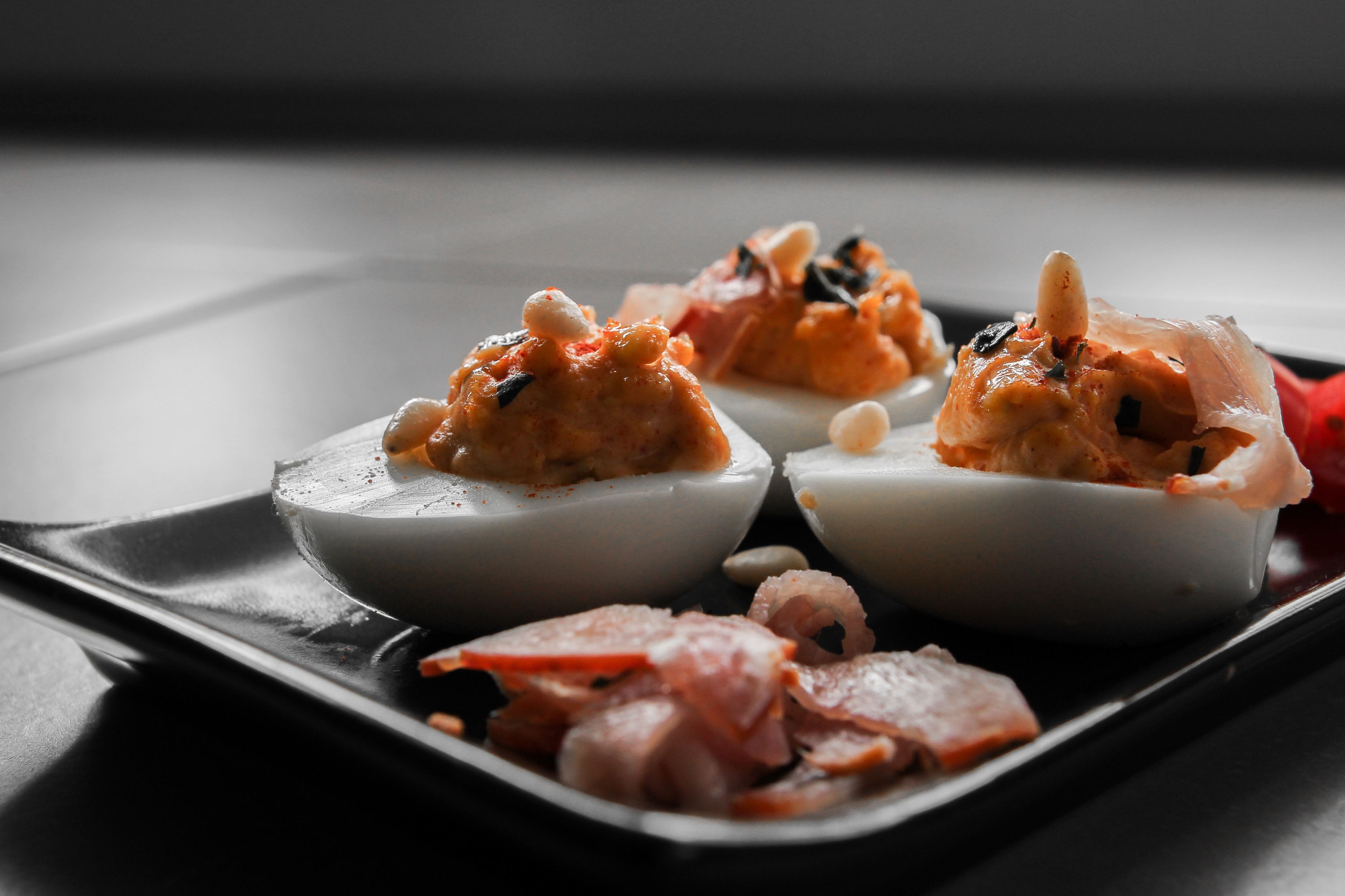 Oeuf mimosa épicé