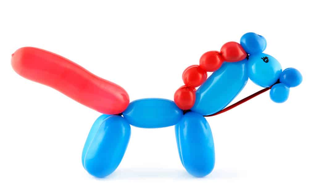 Ballons sculpture cheval